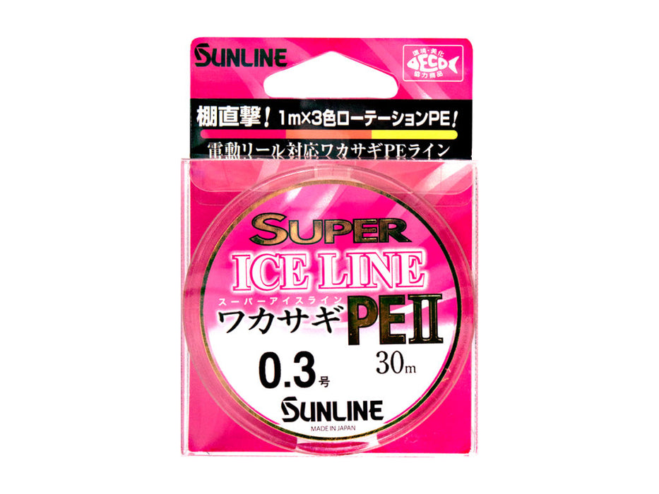 Sunline SUPER ICE LINE WAKASAGI PE Ⅱ 30m