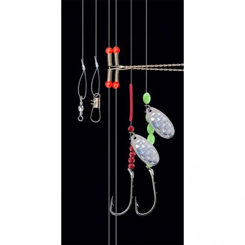 JENZI Surfcasting-rig reflex spinners