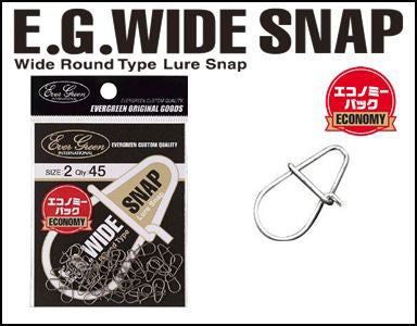 EVERGREEN E.G WIDE LURE SNAP - pack/45-50pcs.